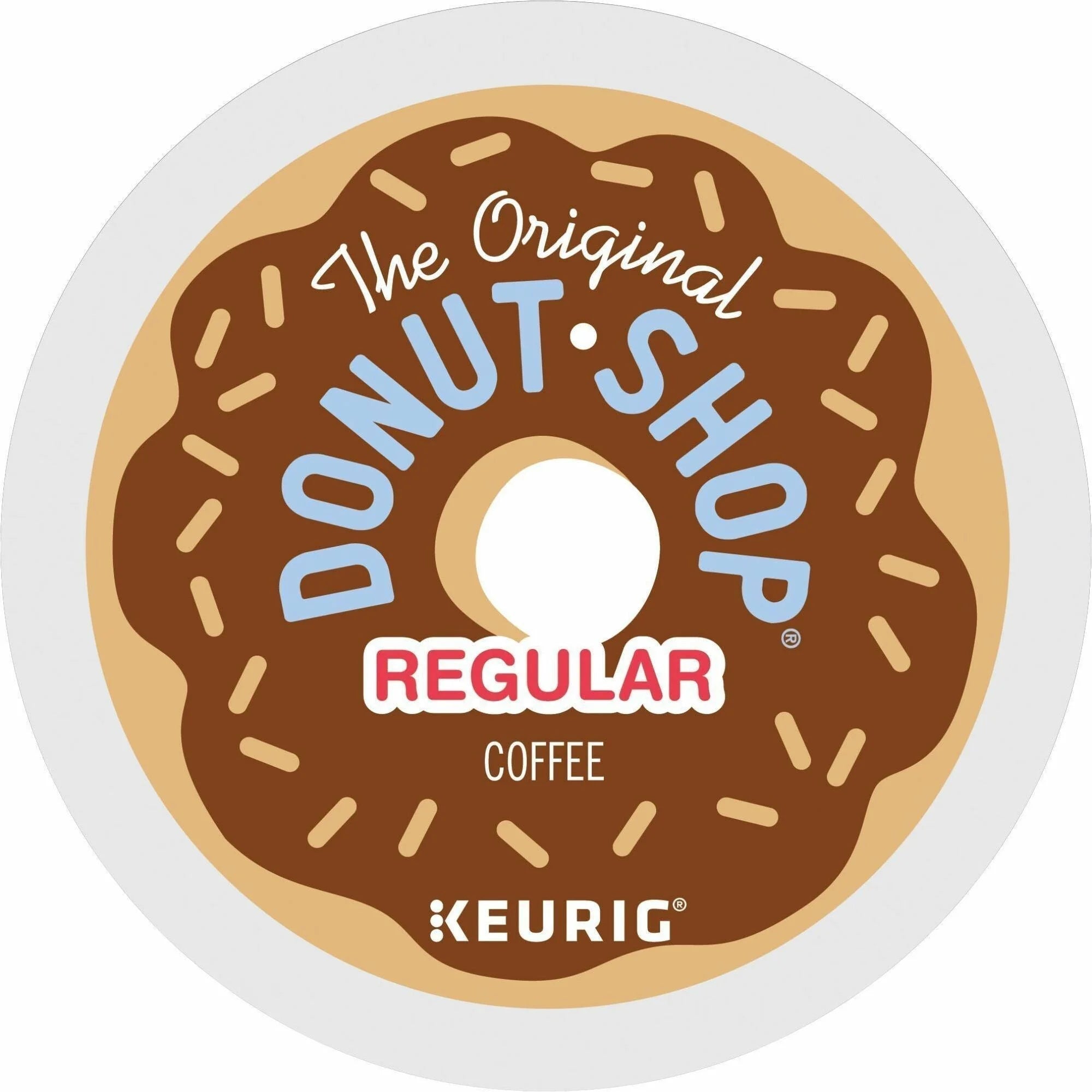 The Original Donut Shop® Regular Coffee K-Cups - Smoky Flavor - 24/Box