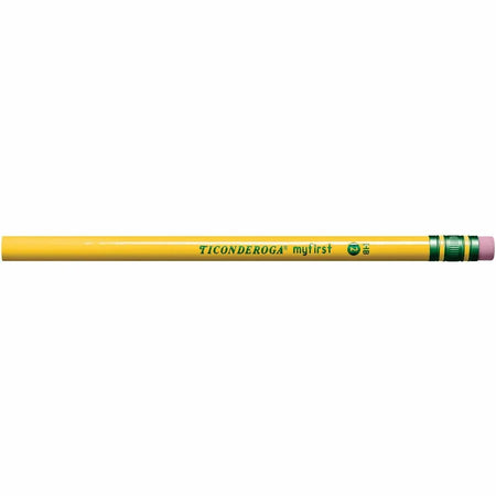 Ticonderoga My First Wood Pencil - #2 - Yellow Cedar Barrel - 36 Pack - Basic Supplies