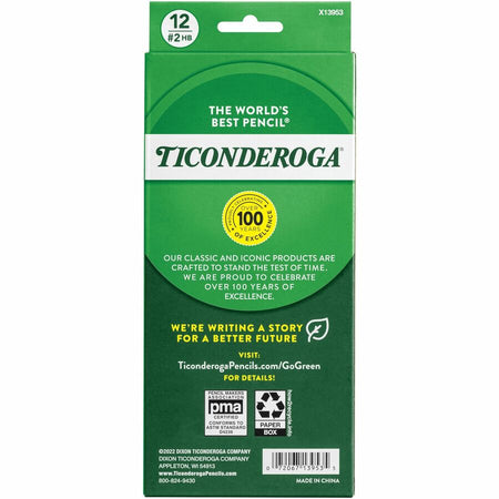 Ticonderoga No. 2 Pencils - Rear