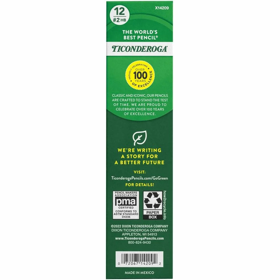 Ticonderoga Pre-Sharpened Erasable Checking Pencils - Blue Lead - HB - 1 Dozen - Specialty Marking & Colored
