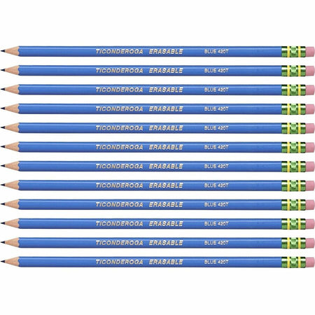 Ticonderoga Pre-Sharpened Erasable Checking Pencils - Front