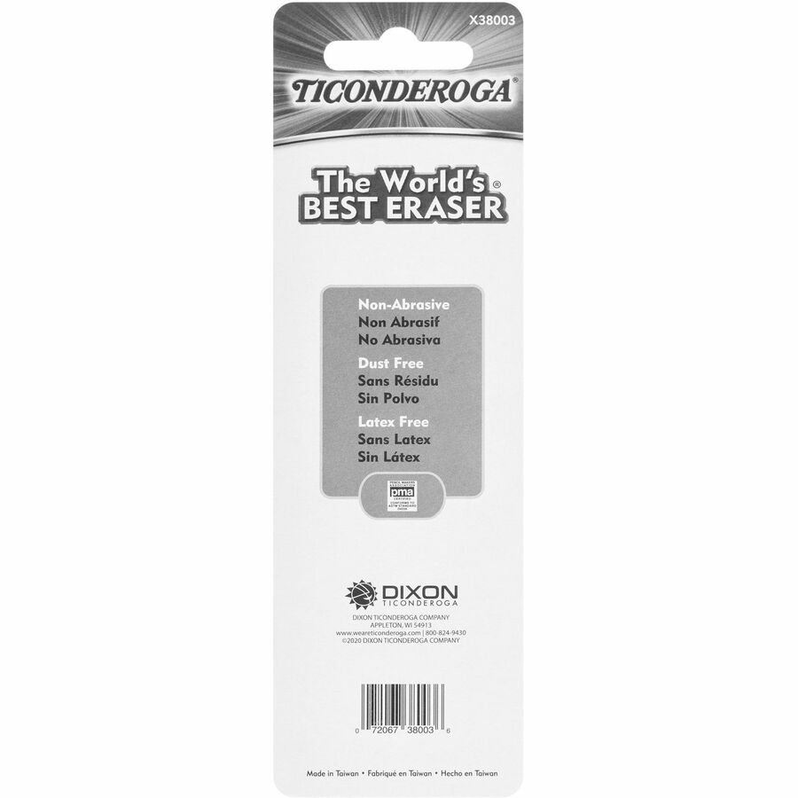 Ticonderoga Retractable Eraser Refills - Rear