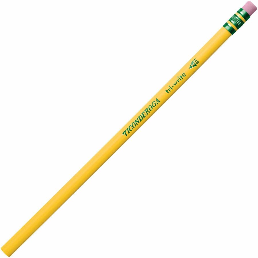Ticonderoga Tri-Write Wooden Pencils - Right