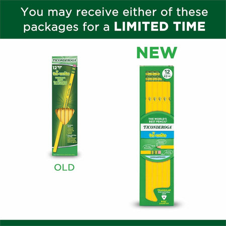Ticonderoga Tri-Write Wooden Pencils - Alternate-Image1
