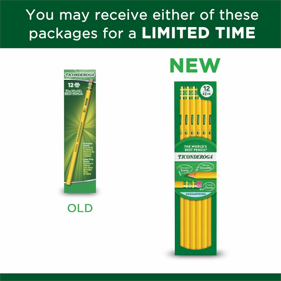 Ticonderoga Wood-Cased Pencils - Alternate-Image1