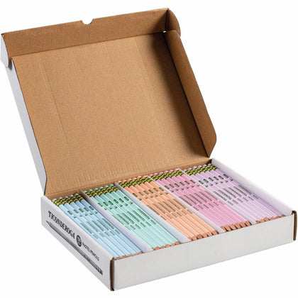 Ticonderoga Wood Pencils: Graphite Lead Assorted Barrel - 150/Box - Pencils