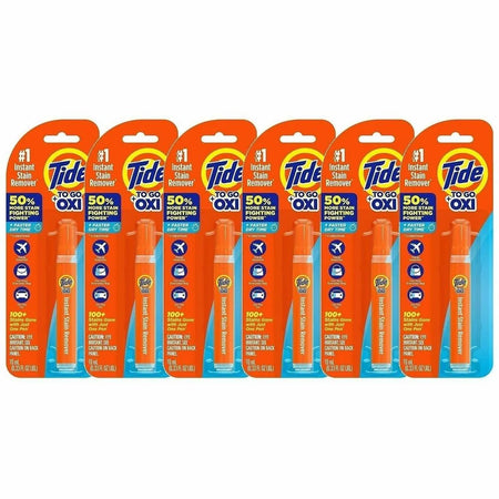 Tide To Go Stain Remover Pen: Phosphate-free Bleach-free - 6 Pens - Laundry Cleaning & Supplies
