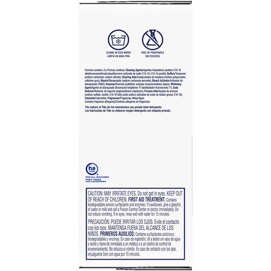 Tide Vivid Plus Bleach Detergent - Right