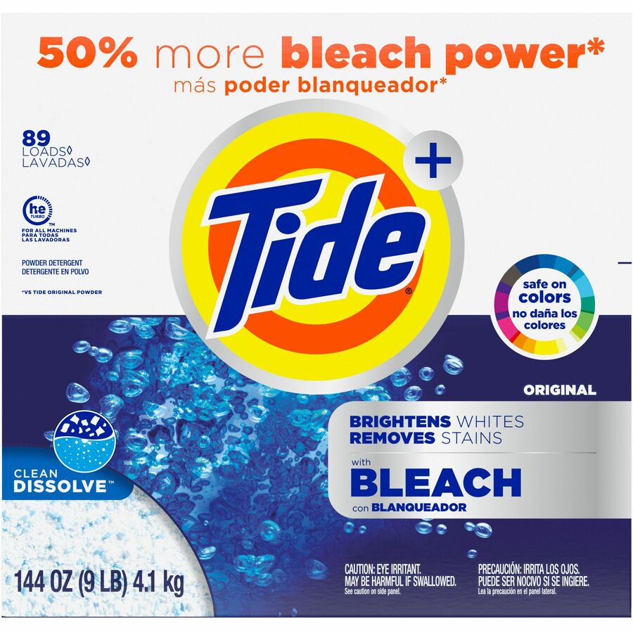 Tide Vivid Plus Bleach Detergent - Front