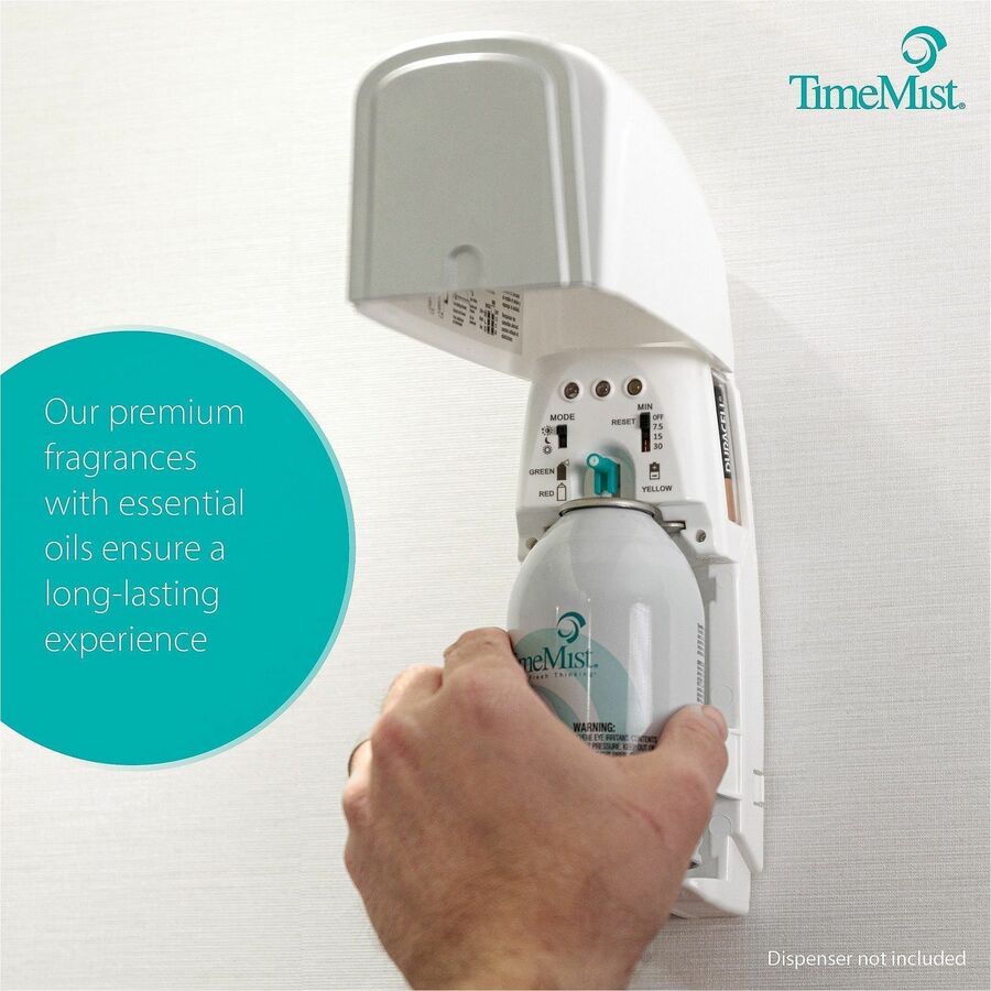 TimeMist Cinnamon Premium Air Freshener Spray - Aerosol - 5.3 fl oz (0.2 quart) - 30 Day - Fresheners