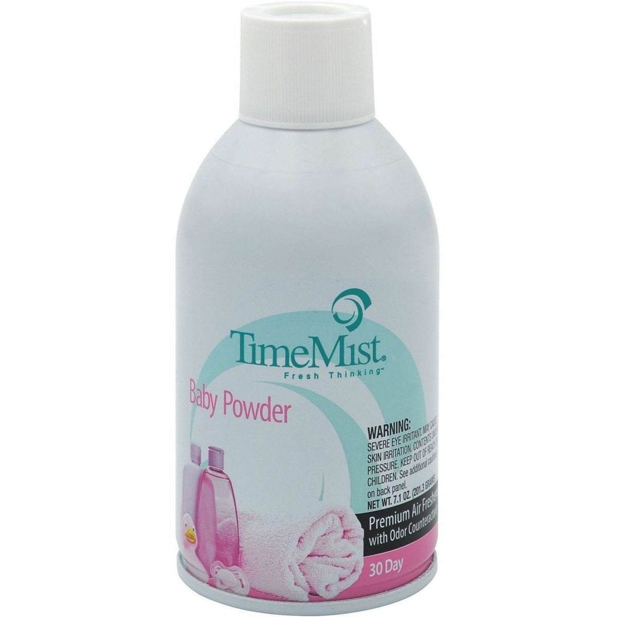 TimeMist Metered 30-Day Baby Powder Scent Refill - Spray - 6000 ft² - 7.1 fl oz (0.2 quart) - 30 Day - Air Fresheners
