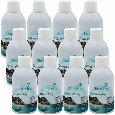 TimeMist Metered 30-Day Caribbean Waters Scent Refill - Spray - 6000 ft² - 6.6 fl oz (0.2 quart) - 30 Day - Air
