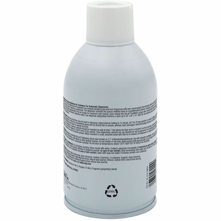 TimeMist Metered 30-Day Dutch Apple/Spice Scent Refill - Spray - 6000 ft² - 6.6 fl oz (0.2 quart) - Apple & Spice - Air