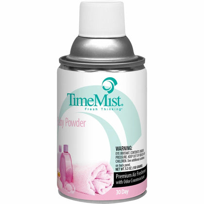 TimeMist Metered Baby Powder Scent Refill - Long Lasting Odor Neutralizer - Air Fresheners