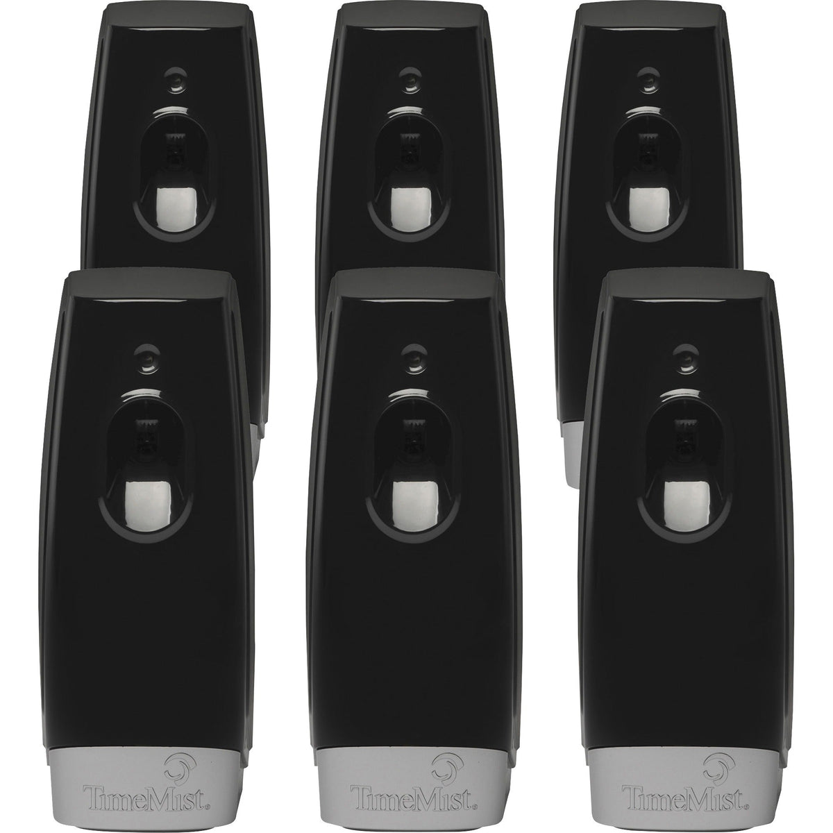TimeMist Settings Air Freshener Dispenser - 0.13 Hour 0.25 0.50 - 30 Day Refill Life - 2 x AA Battery - 6 / Carton