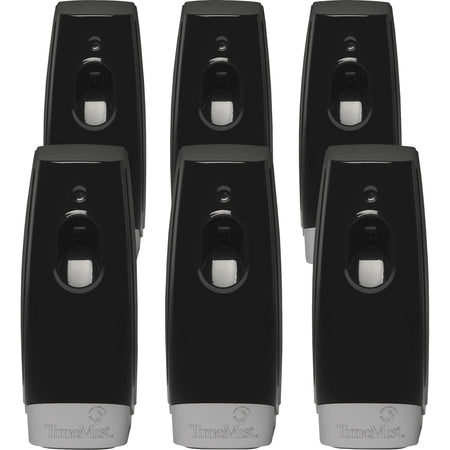 TimeMist Settings Air Freshener Dispenser - 0.13 Hour 0.25 0.50 - 30 Day Refill Life - 2 x AA Battery - 6 / Carton