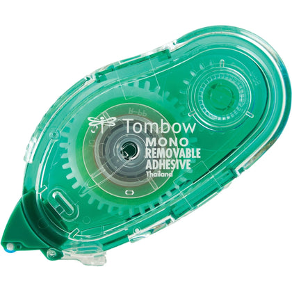 Tombow Mono Removable Adhesive Applicator - Clear Dispenser - Tear Proof - 13.12 yd x 0.33’’ - Tape Dispensers