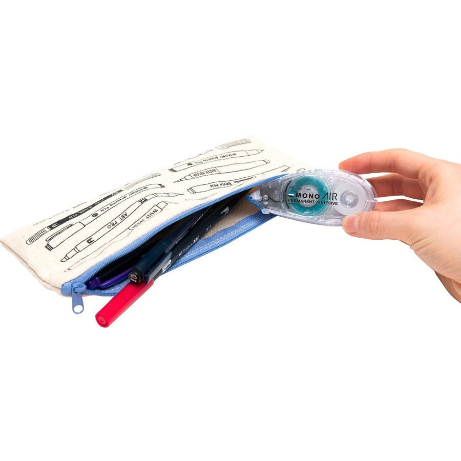 Tombow Refill 2-Pack MONO Air Touch Adhesive - 17.50 yd Length x 0.33’’ Width - White - 2 / Pack - Double-Sided Tape