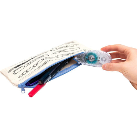 Tombow Refill 2-Pack MONO Air Touch Adhesive - 17.50 yd Length x 0.33’’ Width - White - 2 / Pack - Double-Sided Tape