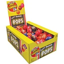 Tootsie Assorted Flavors Lollipops - 100 Count Box - Sweets