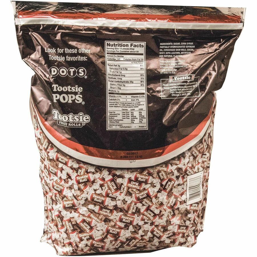 Tootsie Roll Midgees Candy - Rear