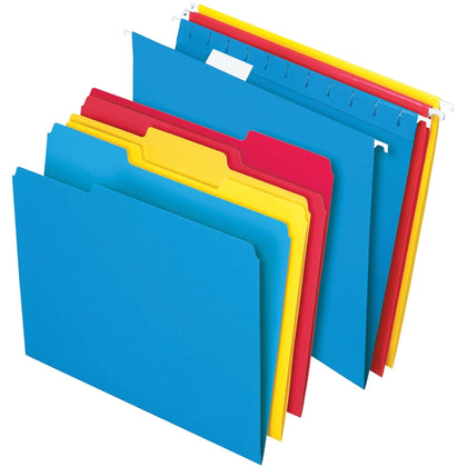 TOPS 1/3 Tab Cut Hanging Folders - Durable PVC-free - 24/Box - Top File