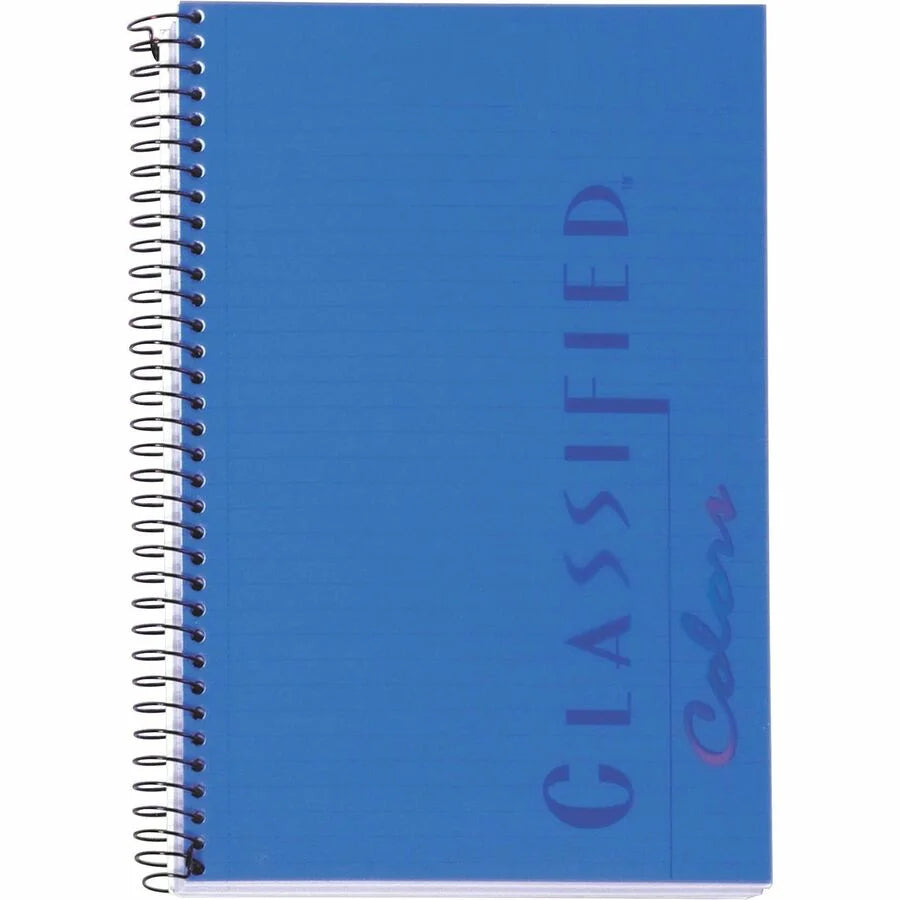 TOPS Classified Business Notebooks - Indigo Paper Heavyweight - 100 Sheets
