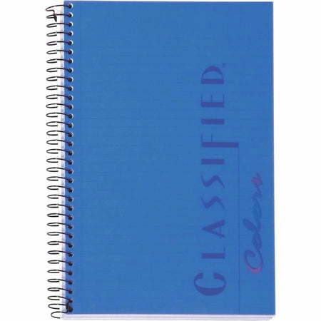 TOPS Classified Business Notebooks - Indigo Paper Heavyweight - 100 Sheets