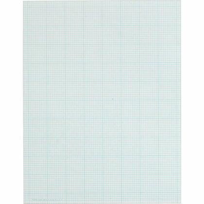 TOPS Cross-Section Pad: 50-Sheet Glue Pad with Blue Margin - Graph Paper