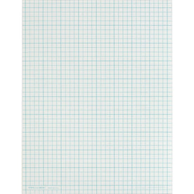 TOPS Cross Section Pad: Letter Size 50 Sheets Glue Both Side Ruling Surface - Graph Paper