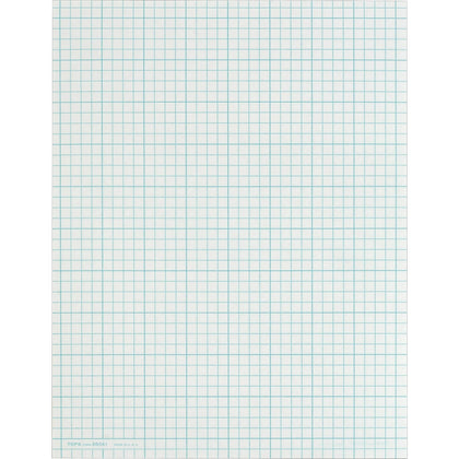 TOPS Cross Section Pad: Letter Size 50 Sheets Glue Both Side Ruling Surface - Graph Paper