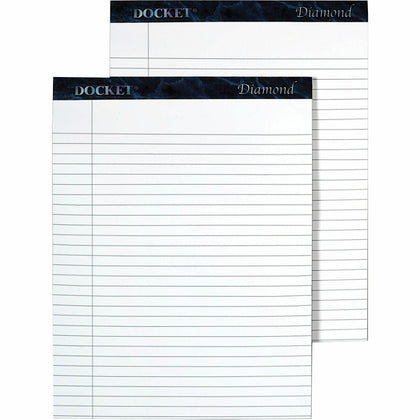 TOPS Docket Diamond Notepads: Premium Quality Watermark Double Stitched - Letter Legal & Jr. Pads