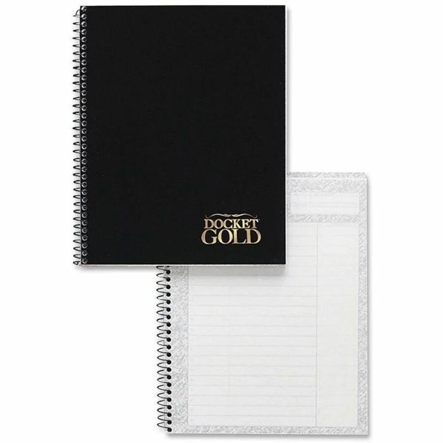 TOPS Docket Gold Project Planner - Action - 6 3/4’’ x 8 1/2’’ - Chipboard - White - Notebooks