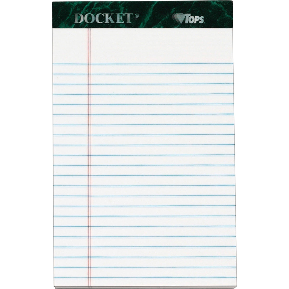 TOPS Docket Letr - Trim White Legal Pads - Jr.Legal - 2000