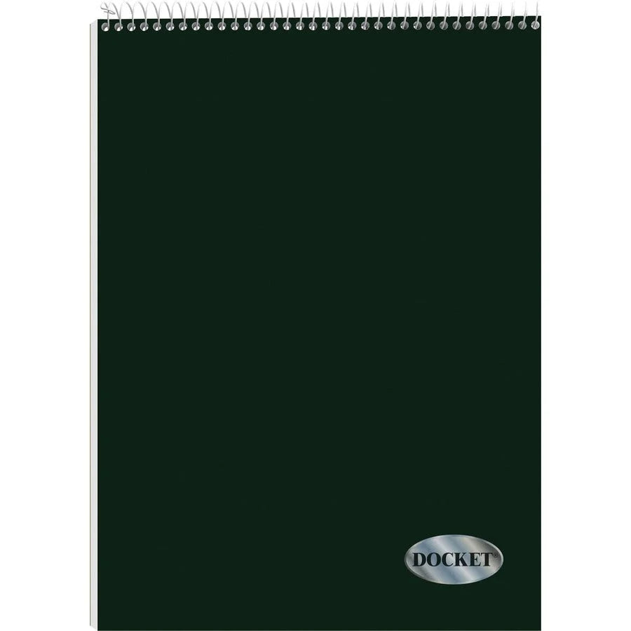 TOPS Docket Top Wire Quadrille Pad: 70-Sheet Bound Notebook - Graph Paper