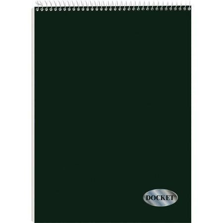 TOPS Docket Top Wire Quadrille Pad: 70-Sheet Bound Notebook - Graph Paper