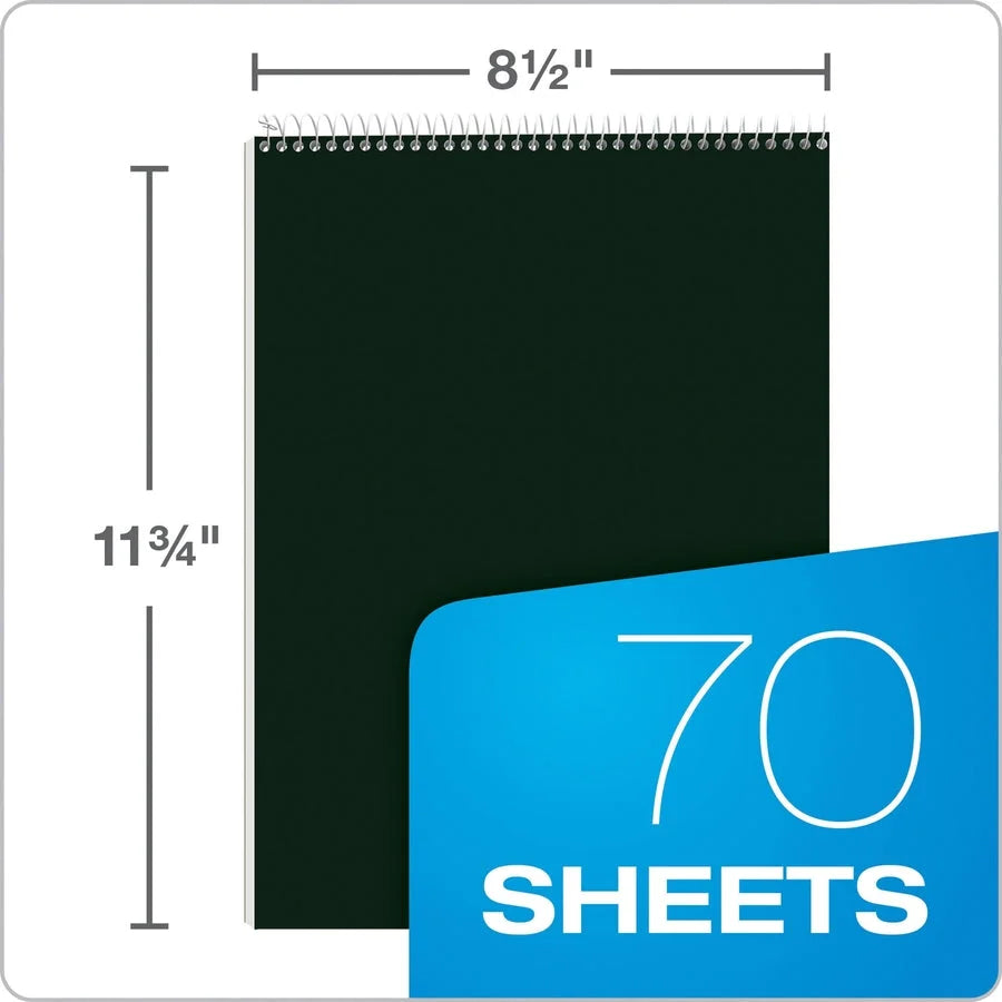 TOPS Docket Top Wire Quadrille Pad: 70-Sheet Bound Notebook - Graph Paper