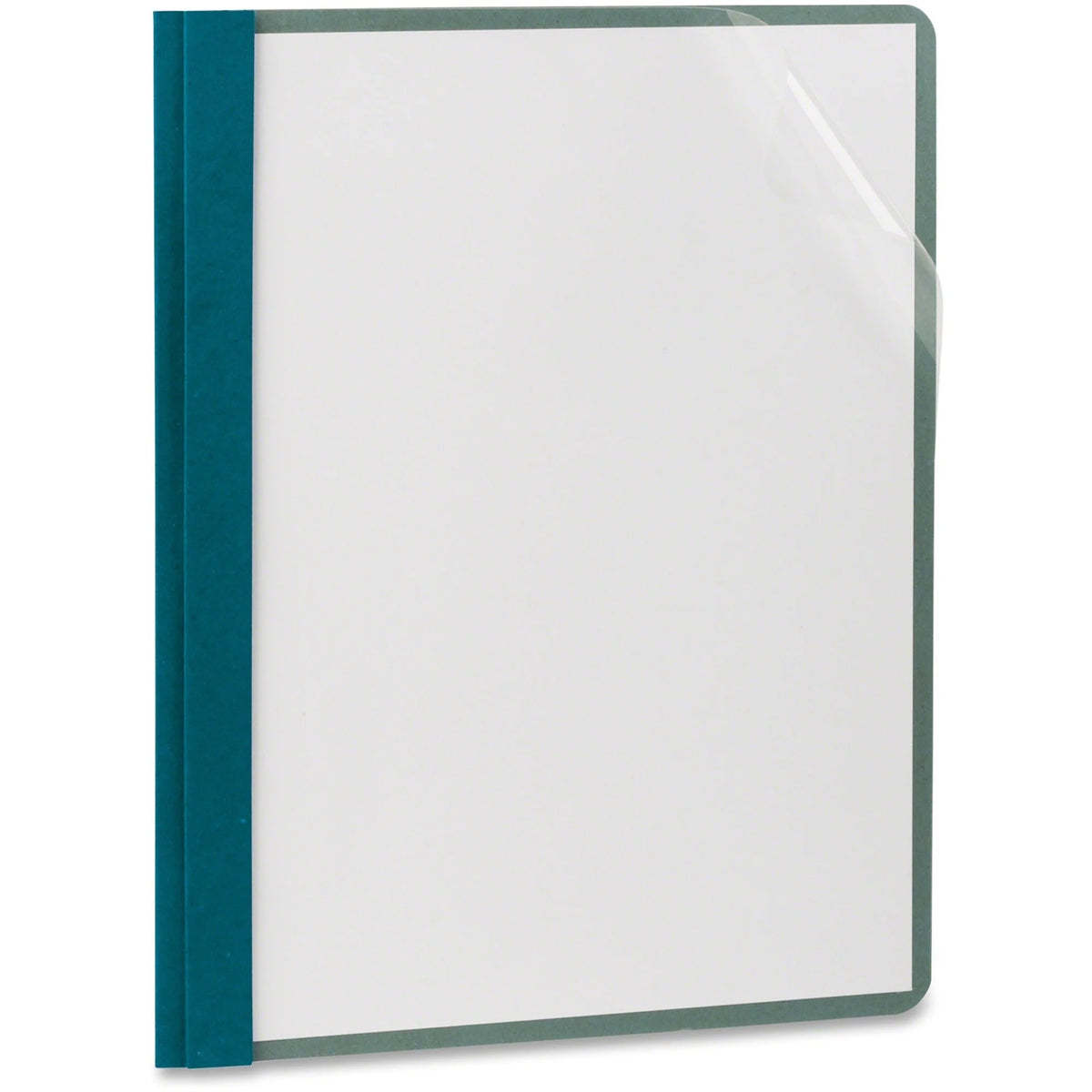 TOPS EarthWise Letter Recycled Report Cover: Blue Clear Front Sturdy - 100% - 25/Box - Covers