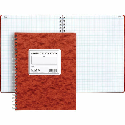 TOPS Engineer’s Research & Computation Book - Ivory Paper Wire Bound - Notebooks