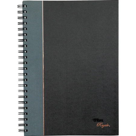 TOPS Executive Notebooks: Wire Bound 96 Sheets 8.25’’ x 11.75’’ Black Cover - Notebooks