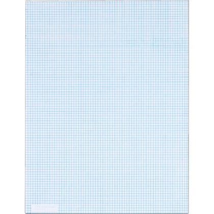 TOPS Graph Pad: 50-Sheet Letter Size 20 lb Basis Weight Both Side Ruling Surface - Paper