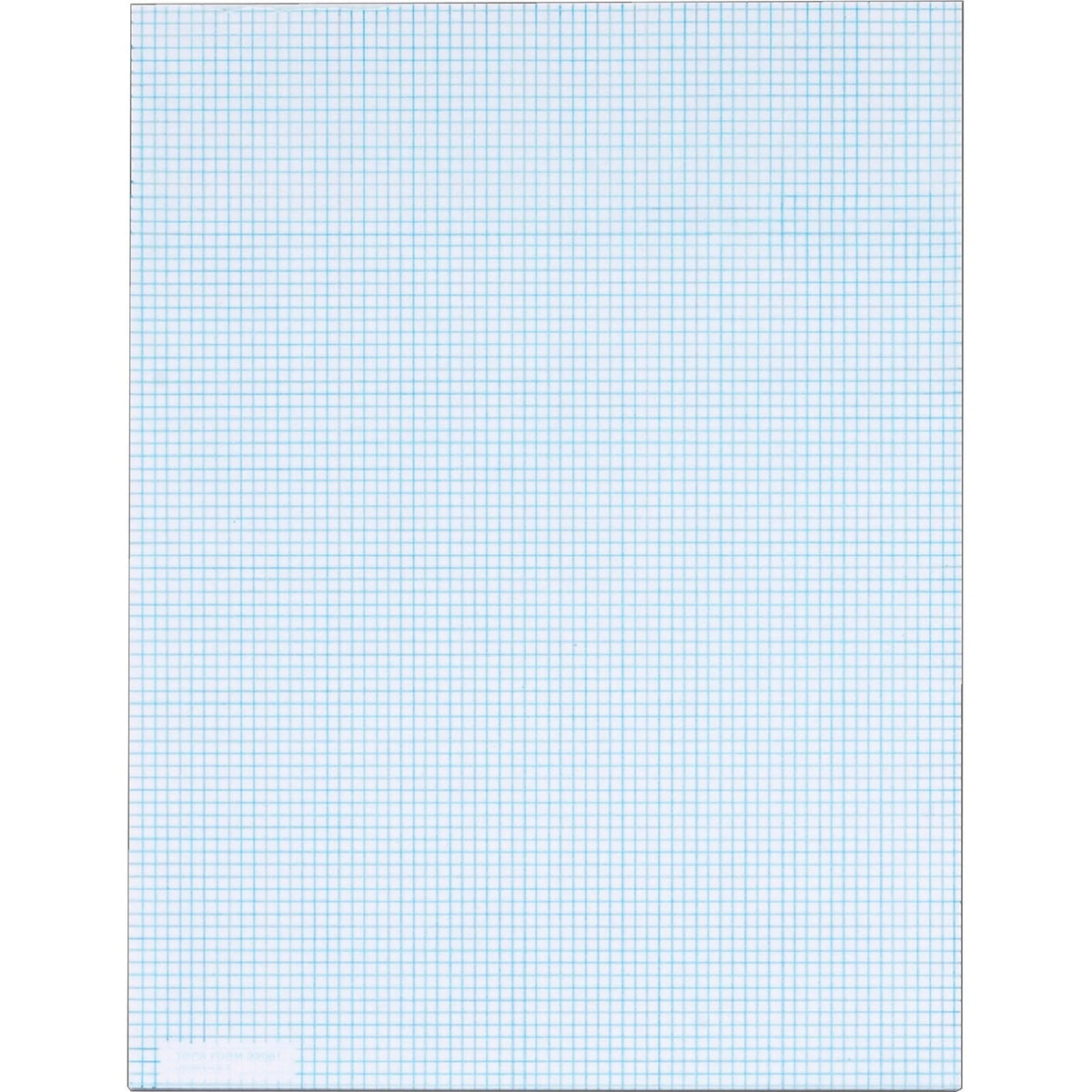 TOPS Graph Pad: 50-Sheet Letter Size 20 lb Basis Weight Both Side Ruling Surface - Paper
