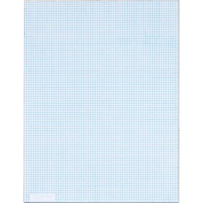 TOPS Graph Pad: 50-Sheet Letter Size 20 lb Basis Weight Both Side Ruling Surface - Paper