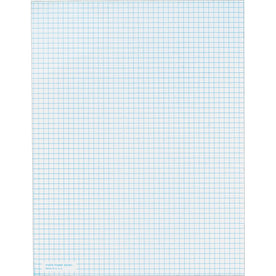 TOPS Graph Pad: 50-Sheet Letter Size - Both Side Ruling - 20 lb White Paper