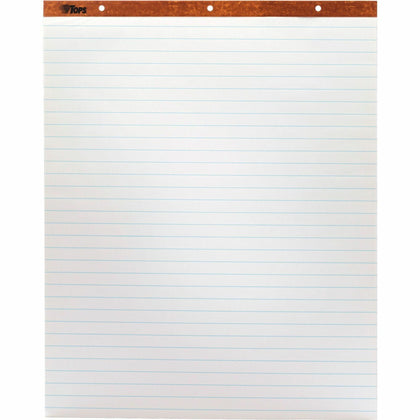 TOPS Horizontal Ruled Easel Pads - 50 Sheets - White Paper - 27’’ x 34’’ - 2/Carton - Board & Accessories