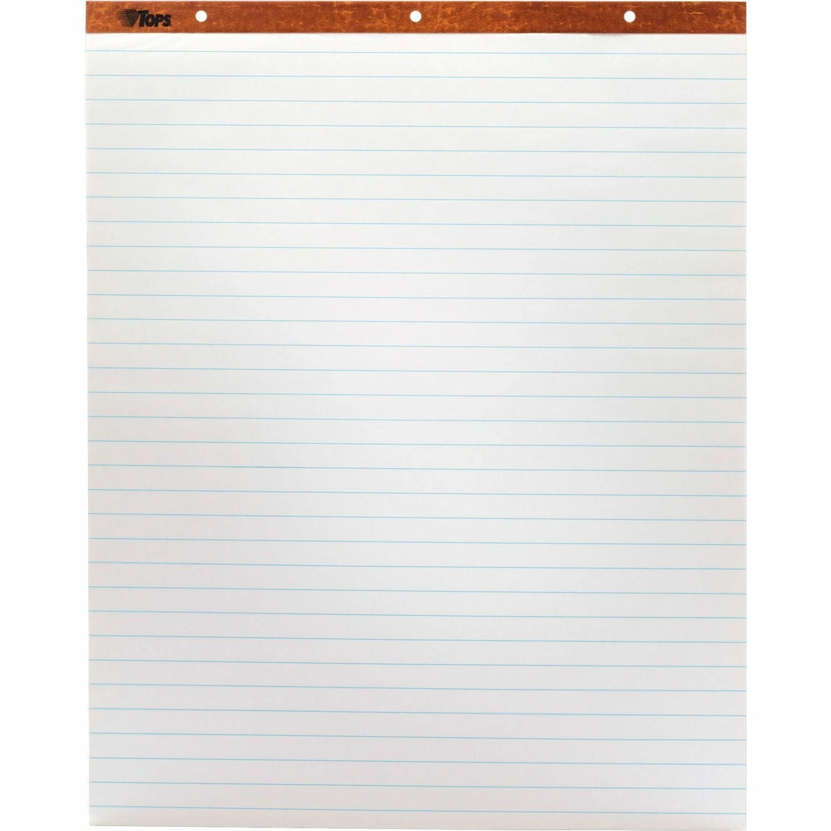 TOPS Horizontal Ruled Easel Pads - 50 Sheets - White Paper - 27’’ x 34’’ - 2/Carton - Board & Accessories