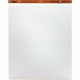 TOPS Horizontal Ruled Easel Pads - 50 Sheets - White Paper - 27’’ x 34’’ - 2/Carton - Board & Accessories