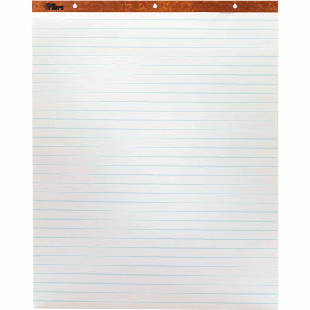 TOPS Horizontal Ruled Easel Pads - 50 Sheets - White Paper - 27’’ x 34’’ - 2/Carton - Board & Accessories