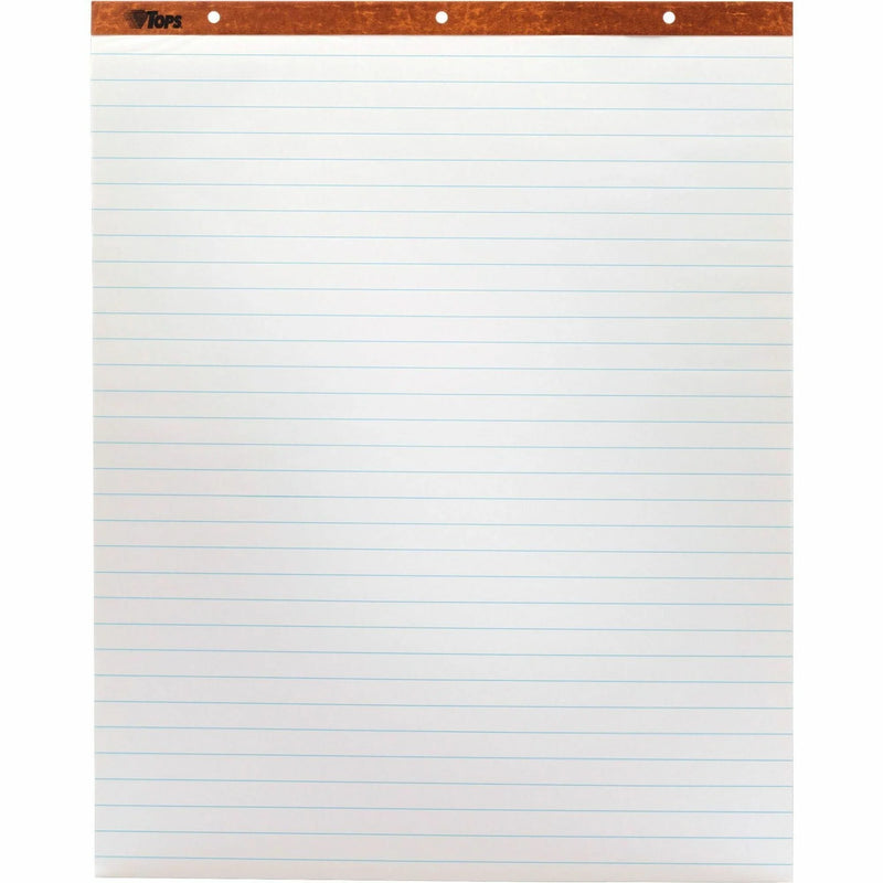 TOPS Horizontal Ruled Easel Pads - 50 Sheets - White Paper - 27’’ x 34’’ - 2/Carton - Board & Accessories
