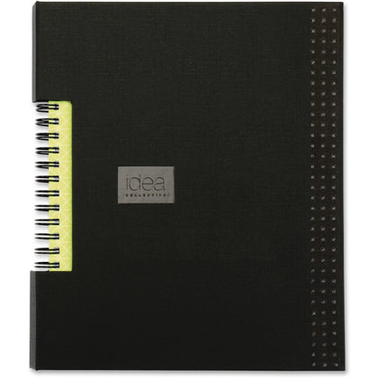 TOPS Idea Collective Notebook: 6x8 Ruled Wirebound - Black Hard Cover - Notebooks